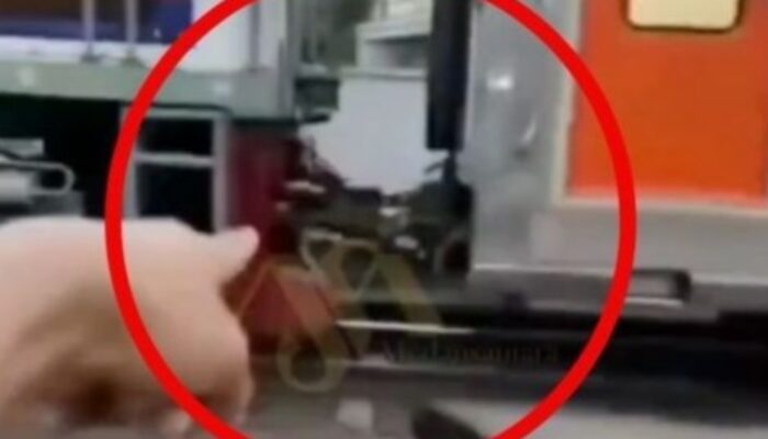 Viral, Penghubung Gerbong KA Majapahit Lepas dari Gandengan