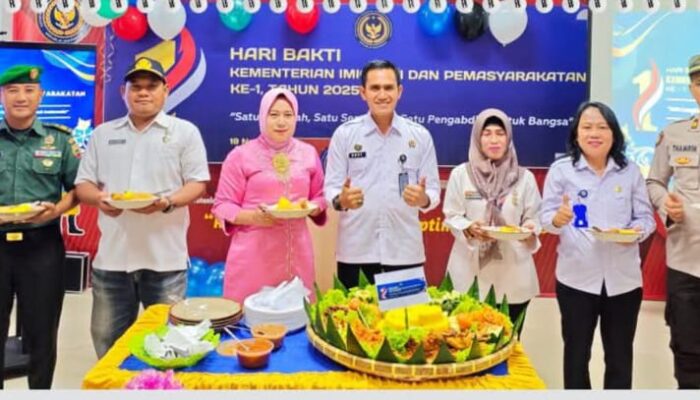 Rutan Labuhan Deli Gelar Tasyakuran Hari Bakti ke-1 Kemenipas