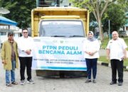 Percepat Pemulihan Pasca Bencana, PTPN IV PalmCo Kerahkan Puluhan Alat Berat