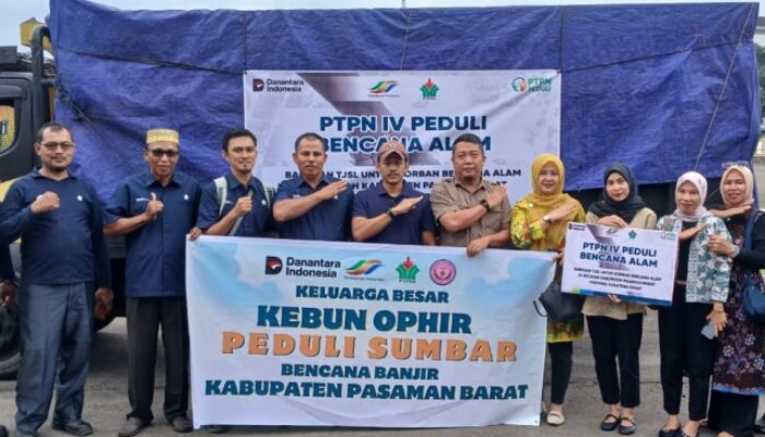 PTPN IV Regional IV Bantu Korban Bencana di Pasaman Barat