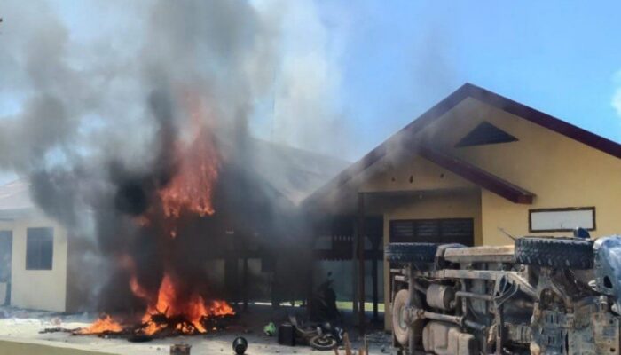 Tersangka Pembakaran Mapolsek di Madina Jadi Lima Orang