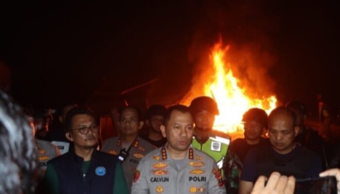 Kartel Narkoba Jermal XV Medan Digerebek Aparat Gabungan