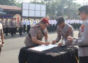 Kapolresta Deli Serdang Pimpin Sertijab Kasat Resnarkoba dan Kapolsek Bangun Purba