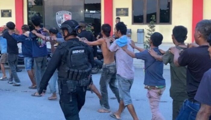 Polisi Tangkap Belasan Pelaku Pungli di Belawan