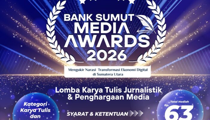 HPN 2026, Bank Sumut Buka Ruang Kompetisi Opini Jurnalis dan Apresiasi Media