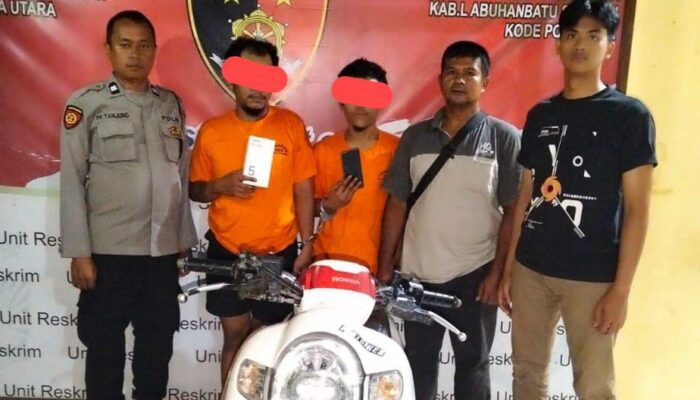 Personil Polsek Torgamba Ringkus Pelaku Jambret