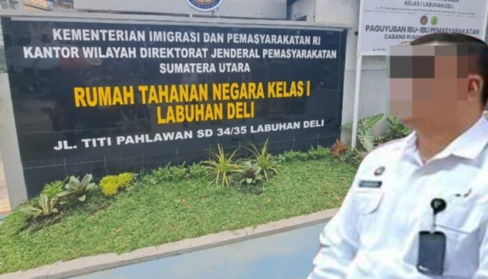 Oknum Pejabat BHPT Diduga Fasilitasi Napi Narkoba 26 Kg di Rutan Kelas I Labuhan Deli