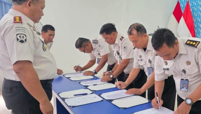 Lapas Kelas IIB Padangsidimpuan Teken Perjanjian Kinerja