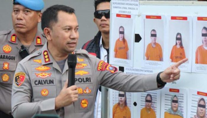 Polrestabes Medan Bongkar Sindikat Perdagangan Bayi