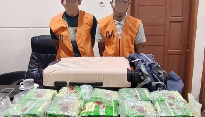 Polisi Tangkap 2 Kurir Sabu Seberat 21 Kg di Deli Serdang
