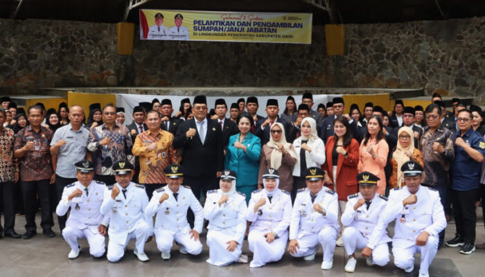 Bupati Lantik Sejumlah Pejabat di Lingkungan Pemkab Dairi