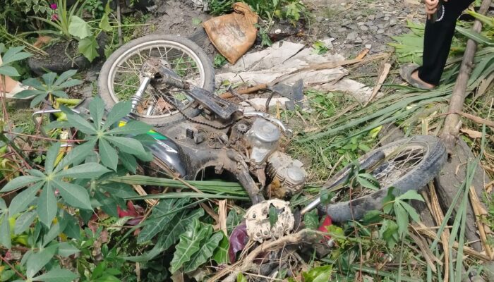 Pengendara Motor Tewas Tertabrak KA di Perlintasan Pasar Bengkel Sergai