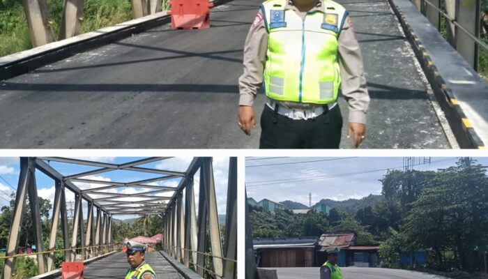 Perbaikan Selesai, Jembatan Palopat Pijorkoling Kembali Dibuka