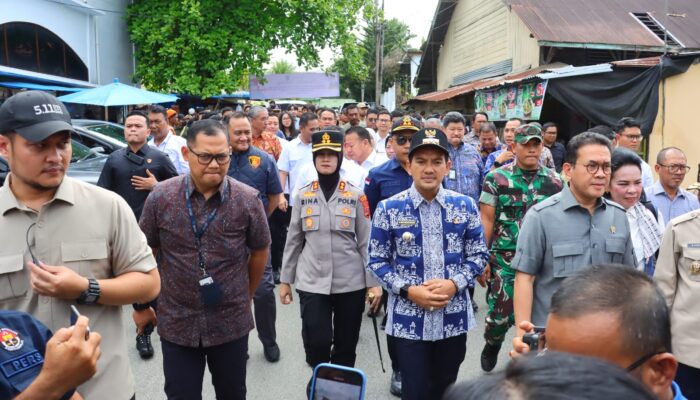 Kapolres Sambut Kunjungan Mendag RI di Tebing Tinggi