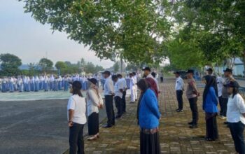 Kasat Binmas Polres Tebing Tinggi Pimpin Police Goes to School