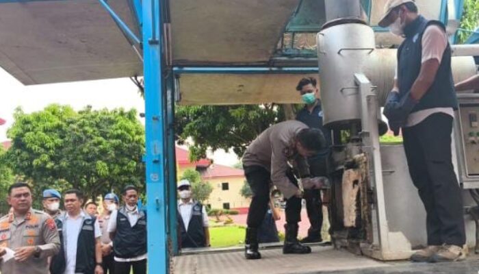 Polda Sumut Musnahkan Ratusan Kilogram Narkoba