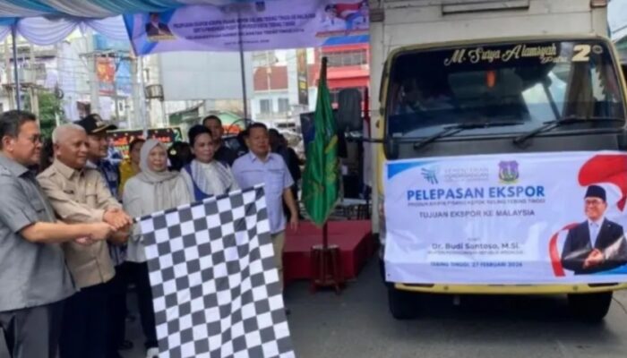 Mendag Lepas Ekspor Pisang Kepok di Tebing Tinggi