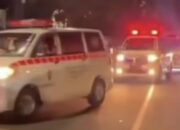 Puluhan Mobil Ambulans Datangi Mapolres Cimahi