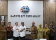 Kunjungi Kanwil BPN Provsu, Pemko Tanjungbalai Mohon Penerbitan Sertifikat Pulau