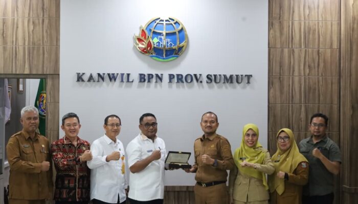 Kunjungi Kanwil BPN Provsu, Pemko Tanjungbalai Mohon Penerbitan Sertifikat Pulau