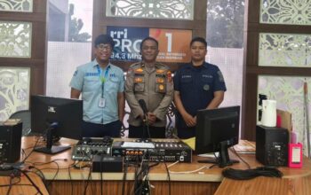 Polsek Tanjung Morawa Jadi Narasumber Dialog Interaktif RRI Medan