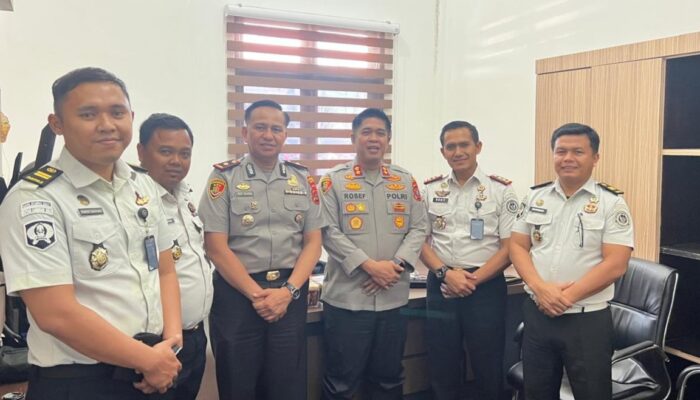 Tingkatkan Sinergi, Rutan Kelas I Labuhan Deli Silaturrahmi ke Polres Belawan