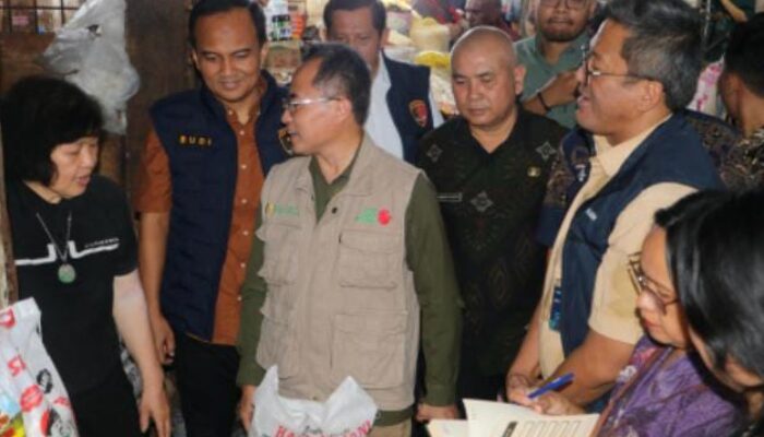 Satgas Pangan Polda Sumut Sidak Pusat Pasar, Pastikan Harga Bapokting Aman