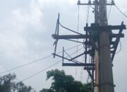 Besi Pengaman Trafo Listrik di Medan Nyaris Putus, Ancam Nyawa Pengguna Jalan