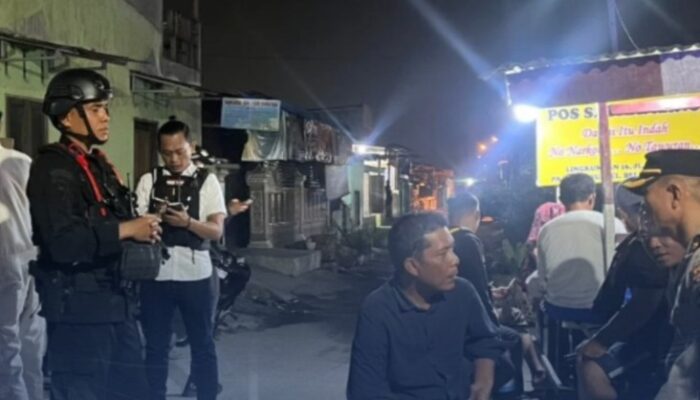 Brimob Polda Sumut Patroli Gabungan Antisipasi Gangguan Kamtibmas
