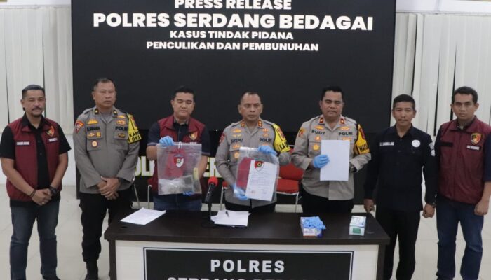Polisi Tangkap Dua Pelaku Pembunuh Nenek dan Penculik Balita di Sergai