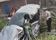 Sat Lantas Polres Sergai Cek TKP Lakalantas di Perlintasan Sei Buluh