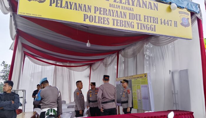 Polres Tebing Tinggi Pastikan Kesiapan Pos untuk Ops Ketupat Toba 2026