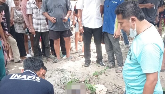 Polsek Perbaungan Olah TKP Penemuan Mayat di Perkebunan Sawit Adolina