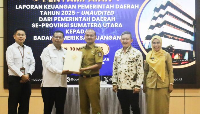 BPK RI Perwakilan Sumut Terima LKPD TA 2025 Pemko Tanjungbalai