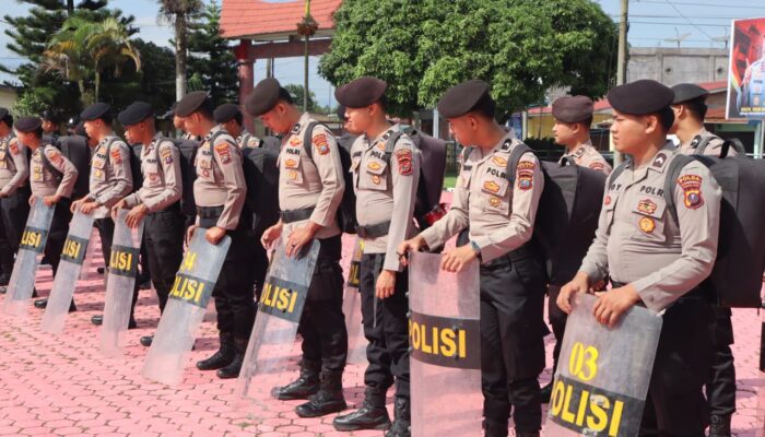Polres Toba Terjunkan Personel Terlatih Amankan Peringatan Hari Buruh