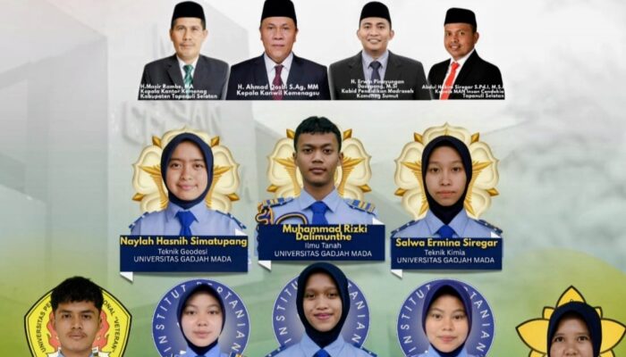 12 Siswa MAN IC Tapsel Lolos SNBP 2026