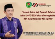 Sebanyak 130 Jamaah Calon Haji Asal Tapsel Siap Diberangkatkan