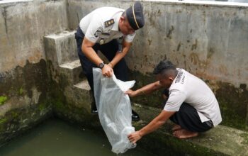 Lapas Kelas I Medan Lepas Bibit Ikan Nila dan Panen Kangkung Hidroponik