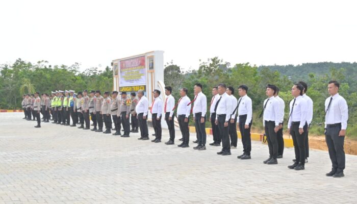 Polres Labusel Gelar Upacara Sertijab Sejumlah PJU