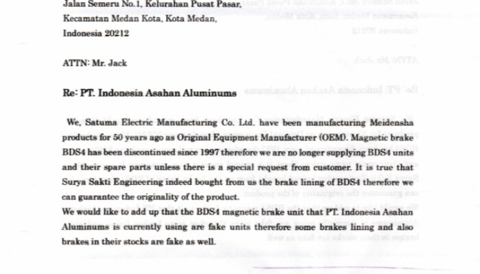 Kembali Surati Presiden Prabowo, PT SSE Minta Usut Dugaan Korupsi di PT Inalum