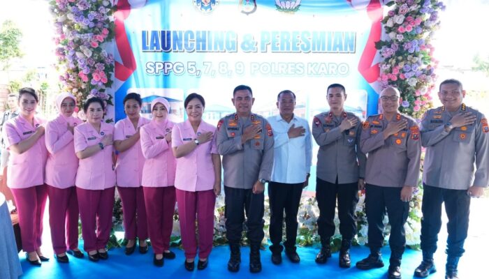 Polri Dukung Program MBG, 4 SPPG Polres Karo Diresmikan