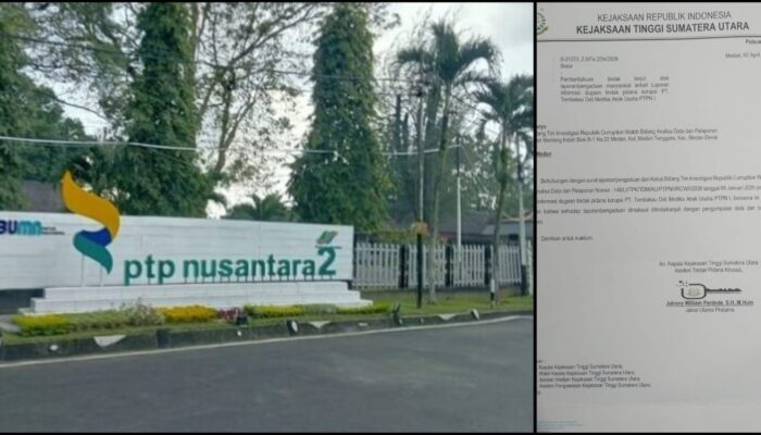 Kejati Sumut Tindaklanjuti Laporan Dugaan Korupsi di PT TDM