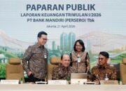 Bank Mandiri Catat Laba Bersih Rp15,4 Triliun di Kuartal I 2026, Kukuhkan Peran sebagai Mitra Strategis Pemerintah