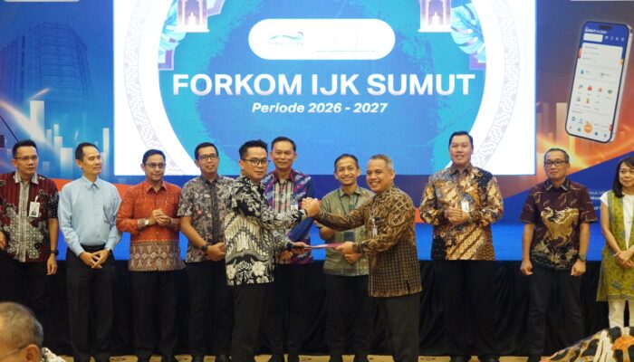 Dirut Bank Sumut Pimpin Forkom IJK Sumut 2026–2027