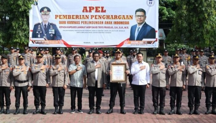 Berhasil Tangani Kasus Viral, Polres Langkat Diganjar Penghargaan