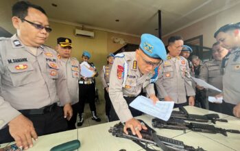 Tim Div Propam Mabes Polri Kunjungi Polres Sergai, Periksa Senpi Organik