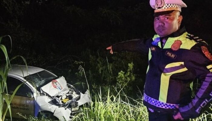 Kecelakaan Bus Pelangi dan Taksol di Pekanbaru Tewaskan 1 Orang
