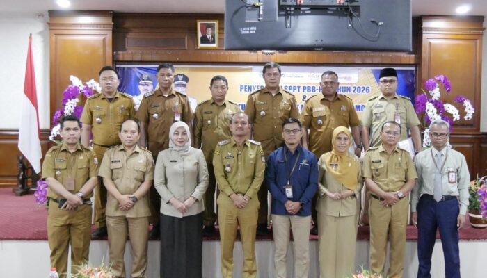 Walikota Tanjungbalai Serahkan SPPT PBB-P2 dan Tagihan PKB