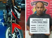 Sempat Buron, Pelaku Curanmor di Tebing Tinggi Diringkus Polisi
