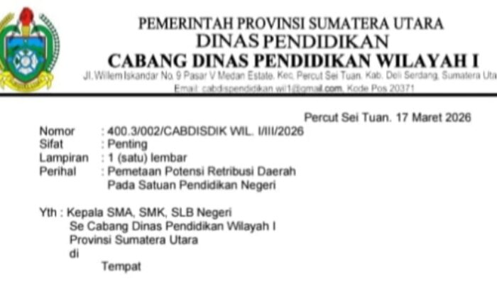 Pemprov Sumut ‘Tarik Upeti’ Kantin Sekolah Negeri